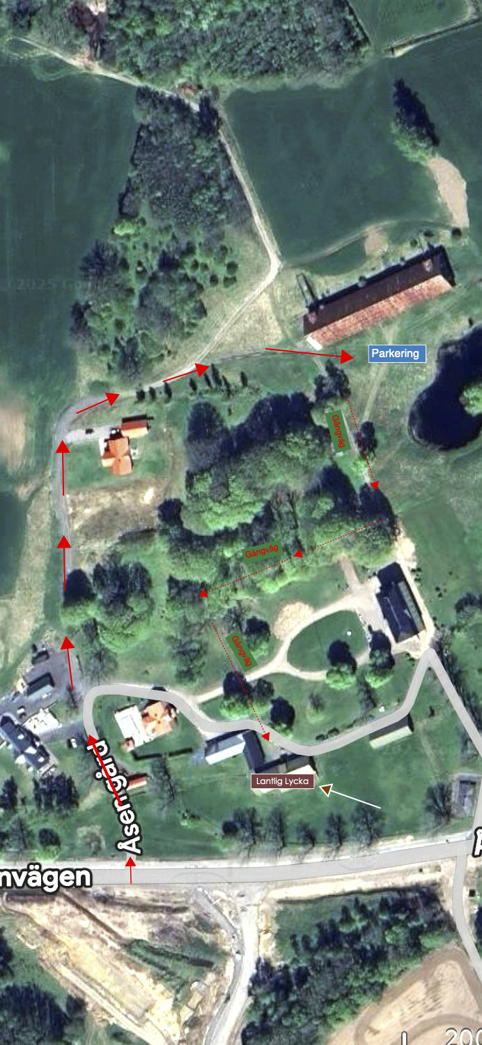 V&auml;gbeskrivning till Lantlig Lycka